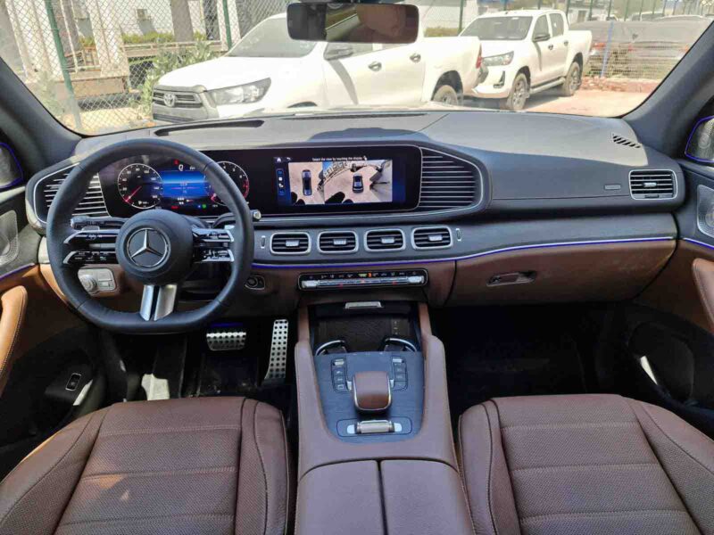 2025 Mercedes-Benz GLS 450 4MATIC 3.0L turbocharged 6 Cylinder Engine Black Tan SUV