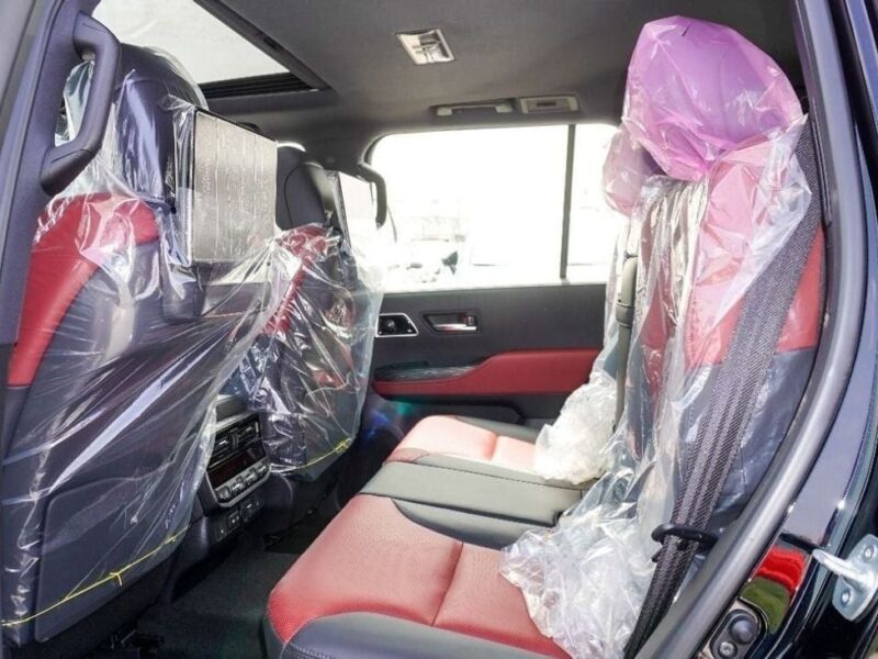 2025 Toyota Land Cruiser VXR 3.3L Twin-Turbo V6 Diesel Engine Black Red SUV GCC Specs