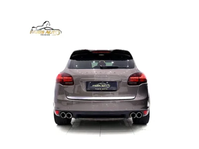 2012 Porsche Cayenne S 8 Cylinders Petrol Engine Brown Tan SUV GCC Specs