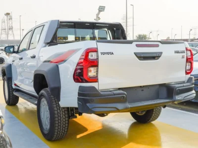 2025 Toyota Hilux GR Sport 4.0-liter V6 naturally aspirated Petrol White Black Pickup Truck