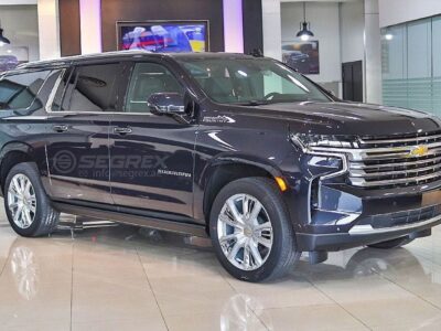 2023 Chevrolet Suburban 6.2 Litre V8 Petrol Engine Blue Black Luxury SUV European Specs