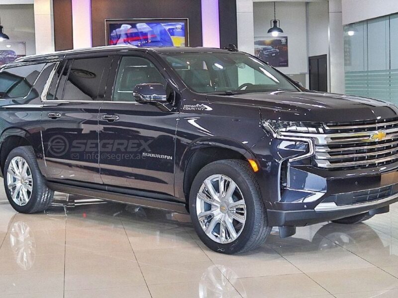2023 Chevrolet Suburban 6.2 Litre V8 Petrol Engine Blue Black Luxury SUV European Specs