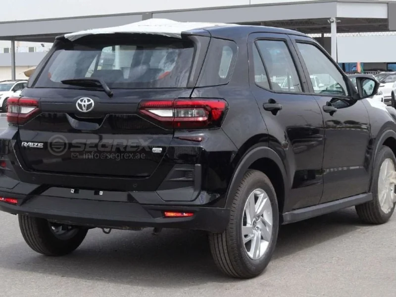 2026 Toyota Raize E 1.2-Liter Naturally Aspirated 3-Cylinder Petrol Black SUV GCC Specs