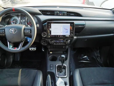 2025 Toyota Hilux GR Sport 4.0-liter V6 naturally aspirated Petrol White Black Pickup Truck