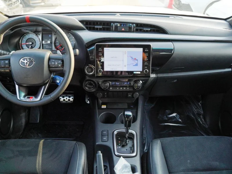 2025 Toyota Hilux GR Sport 4.0-liter V6 naturally aspirated Petrol White Black Pickup Truck