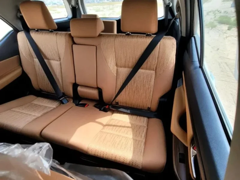 2023 Toyota Fortuner 2.7 Liters 4 Cylinders Petrol Engine White Tan SUV Automatic GCC Specs