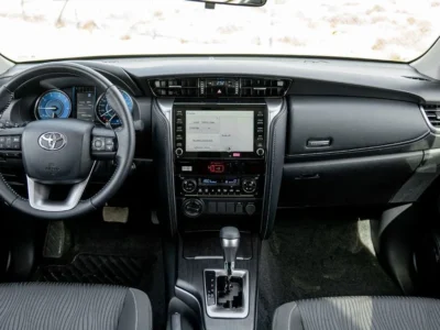 2025 Toyota Fortuner 2.4-liter 4-cylinder turbocharged Diesel Engine White Black SUV