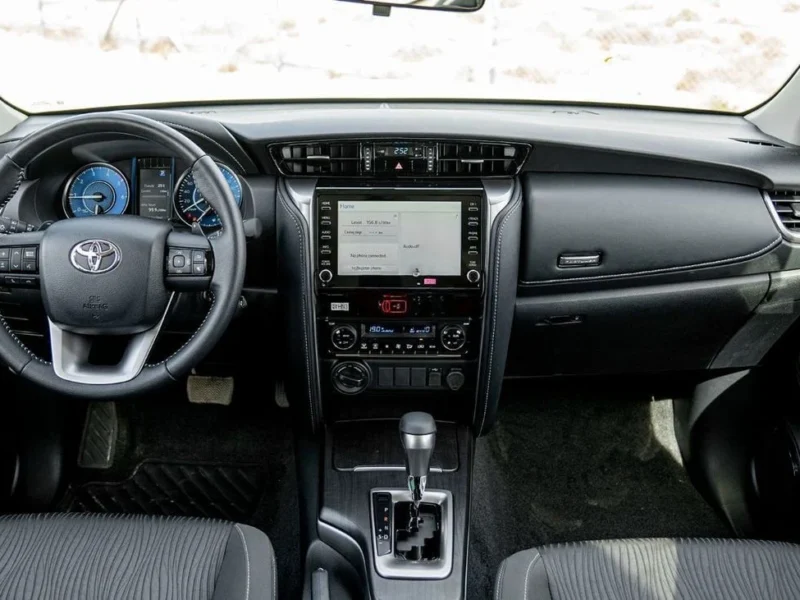 2025 Toyota Fortuner 2.4-liter 4-cylinder turbocharged Diesel Engine White Black SUV