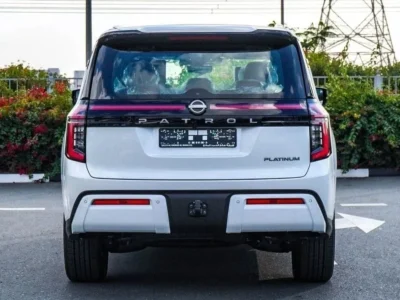 2026 Nissan Patrol LE 3.5 Litres Twin-Turbo V6 Petrol Engine White Red SUV GCC Specs