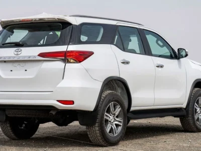 2025 Toyota Fortuner 2.4-liter 4-cylinder turbocharged Diesel Engine White Black SUV