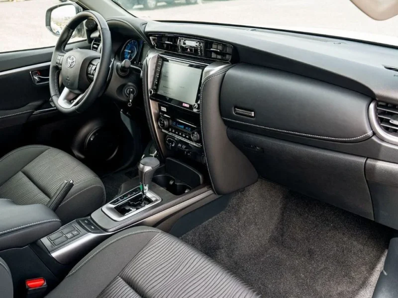 2025 Toyota Fortuner 2.4-liter 4-cylinder turbocharged Diesel Engine White Black SUV