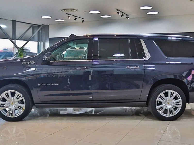 2023 Chevrolet Suburban 6.2 Litre V8 Petrol Engine Blue Black Luxury SUV European Specs