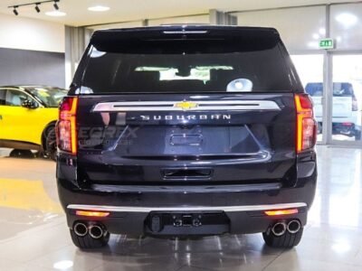 2023 Chevrolet Suburban 6.2 Litre V8 Petrol Engine Blue Black Luxury SUV European Specs