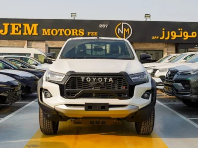 2025 Toyota Hilux GR Sport 4.0-liter V6 naturally aspirated Petrol White Black Pickup Truck