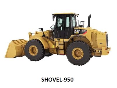 Shovel 950 Available for rent on Daily , Weekly, Monthly and Yearly Basis