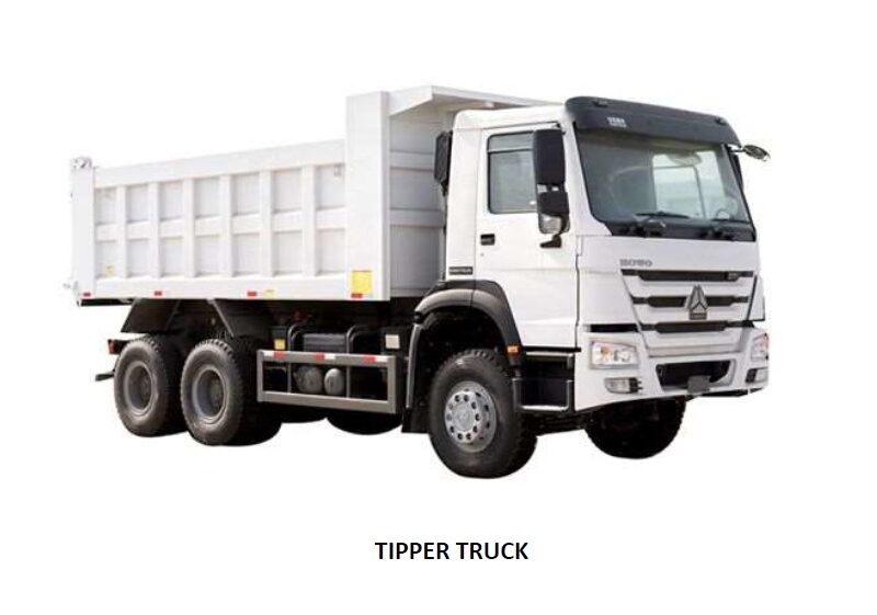 Tipper Truck Available for rent on Daily, Weekly, Monthly and Yearly Basis