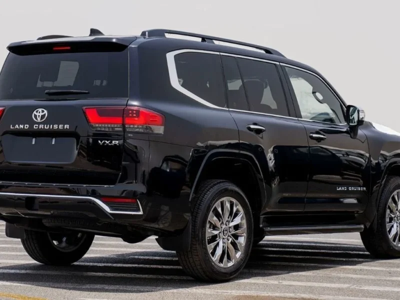 2025 Toyota Land Cruiser VXR 3.3-liter V6 Twin-Turbo Diesel Engine Black SUV Automatic