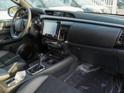 2025 Toyota Hilux GR Sport 4.0-liter V6 naturally aspirated Petrol White Black Pickup Truck