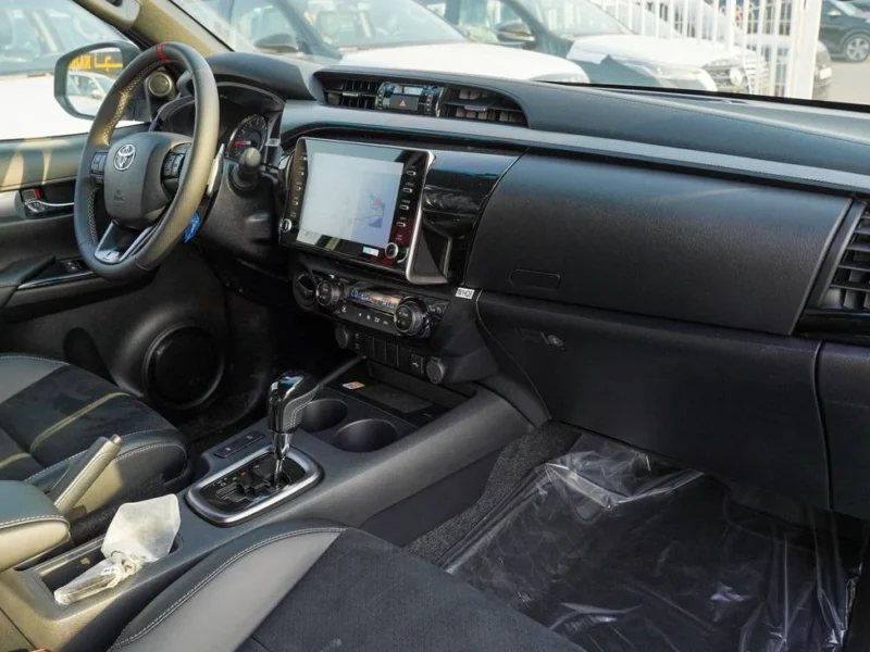 2025 Toyota Hilux GR Sport 4.0-liter V6 naturally aspirated Petrol White Black Pickup Truck