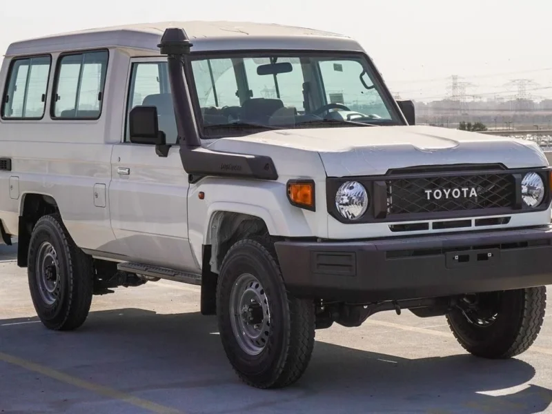 2025 Toyota Land Cruiser 70 4.0 Litres V6 Petrol Engine White Brown SUV GCC Specs Manual