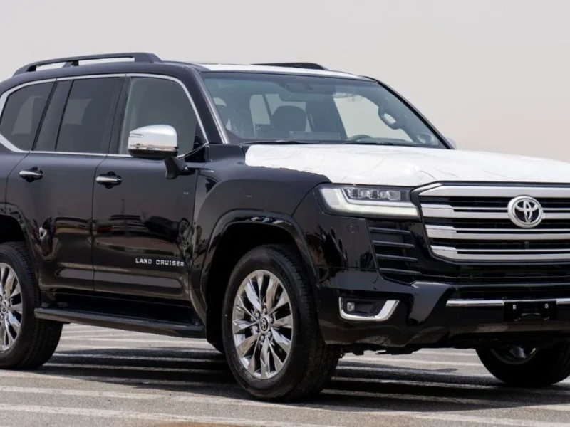 2025 Toyota Land Cruiser VXR 3.3-liter V6 Twin-Turbo Diesel Engine Black SUV Automatic