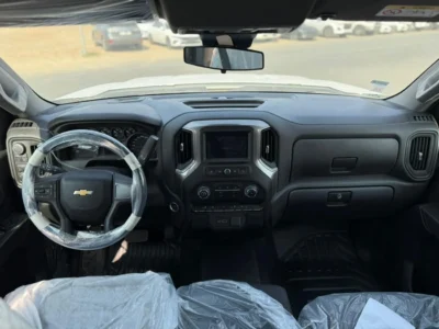 2025 Chevrolet Silverado 1500 RST 5.3L EcoTec3 V8 White Black Pickup Truck GCC