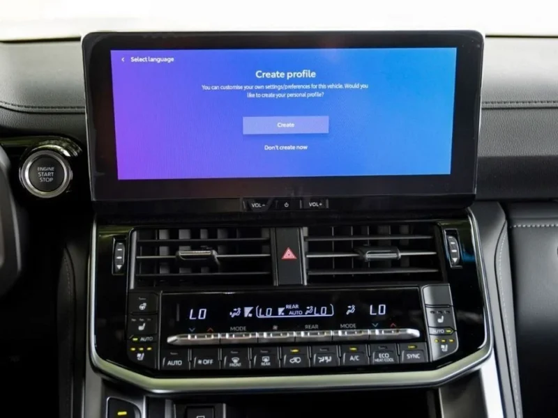 2025 Toyota Land Cruiser VXR 3.3-liter V6 Twin-Turbo Diesel Engine Black SUV Automatic