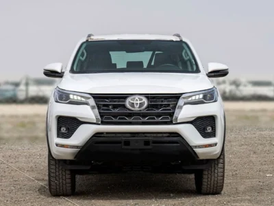 2025 Toyota Fortuner 2.4-liter 4-cylinder turbocharged Diesel Engine White Black SUV