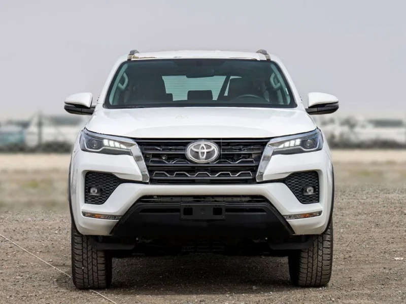 2025 Toyota Fortuner 2.4-liter 4-cylinder turbocharged Diesel Engine White Black SUV