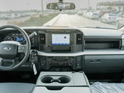 2024 Ford F-250 XL 6.8 Liters V8 Petrol Engine White Grey Pickup Truck Automatic