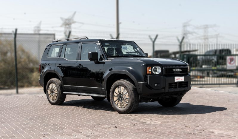 2026 Toyota Land Cruiser Prado 2.4-liter Turbocharged 4-cylinder Engine Black SUV