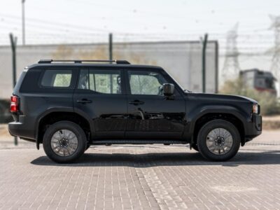 2026 Toyota Land Cruiser Prado 2.4-liter Turbocharged 4-cylinder Engine Black SUV