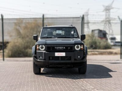 2026 Toyota Land Cruiser Prado 2.4-liter Turbocharged 4-cylinder Engine Black SUV