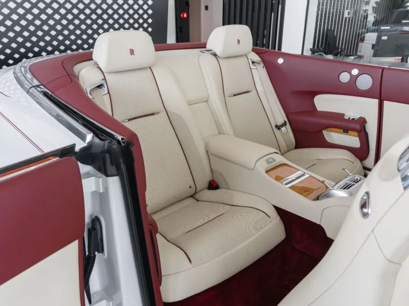 2017 Rolls-Royce Dawn 6.6 L 12 Cylinders Petrol Engine White Beige Convertible Fully Loaded
