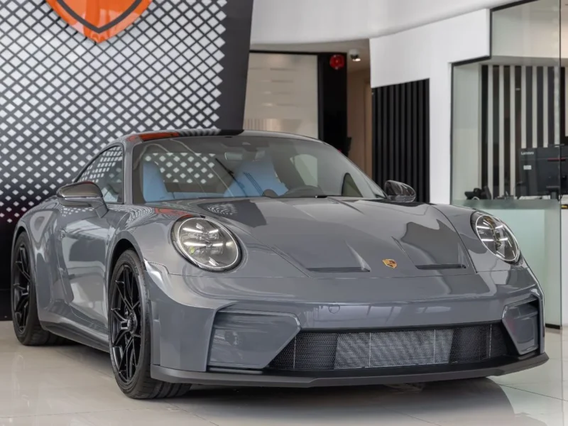 2026 PORSCHE 911 GT3 TOURING 4 L 6 Cylinders PCCB Ceramic Brakes Grey Blue Coupe