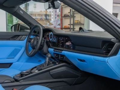 2026 PORSCHE 911 GT3 TOURING 4 L 6 Cylinders PCCB Ceramic Brakes Grey Blue Coupe