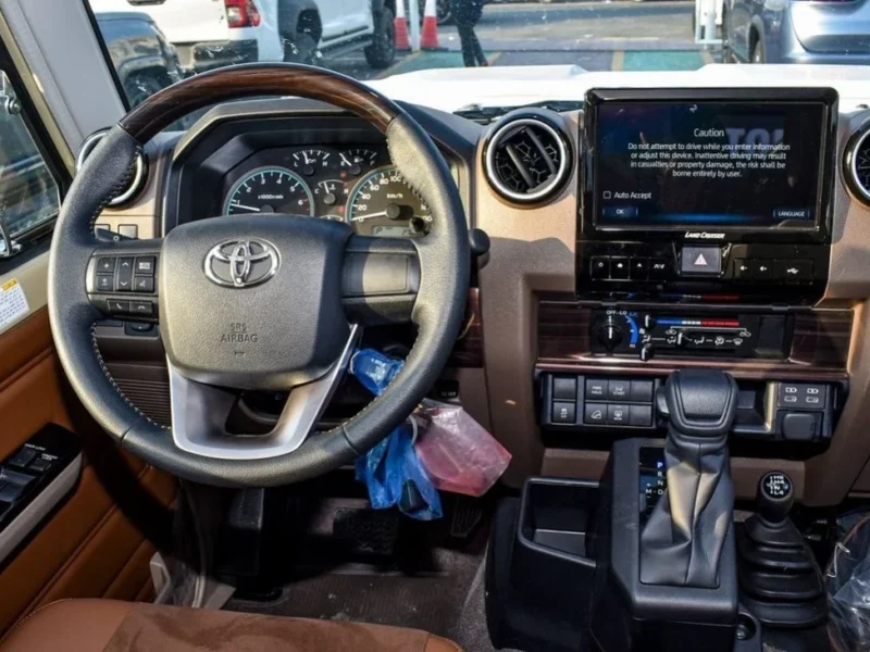 2024 Toyota Land Cruiser 70 Series 4.0-liter V6 Petrol Engine Beige Tan SUV GCC Specs