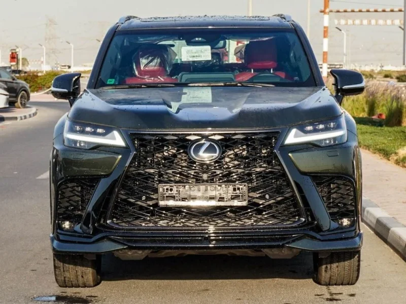 2025 Lexus LX 600 F Sport 3.5-liter V6 Twin-Turbo Petrol Engine Green Red SUV GCC Specs