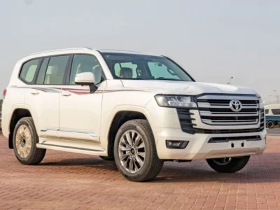 2024 Toyota Land Cruiser 300 GXR 3.5L V6 Twin Turbo Petrol Engine White Beige SUV GCC