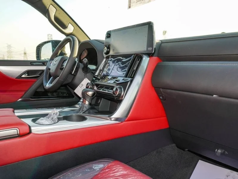 2025 Lexus LX 600 F Sport 3.5-liter V6 Twin-Turbo Petrol Engine Green Red SUV GCC Specs