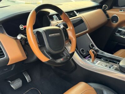 2019 Land Rover Range Rover Sport SVR 5L Supercharged V8 Petrol White Tan SUV