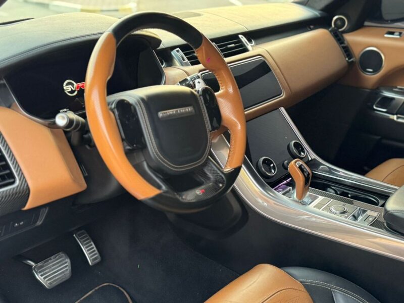2019 Land Rover Range Rover Sport SVR 5L Supercharged V8 Petrol White Tan SUV