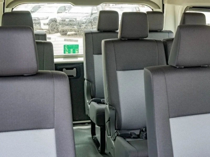2024 Toyota Hiace High Roof 3.5L 6 Cylinder Petrol Engine MT White Grey Van GCC Specs