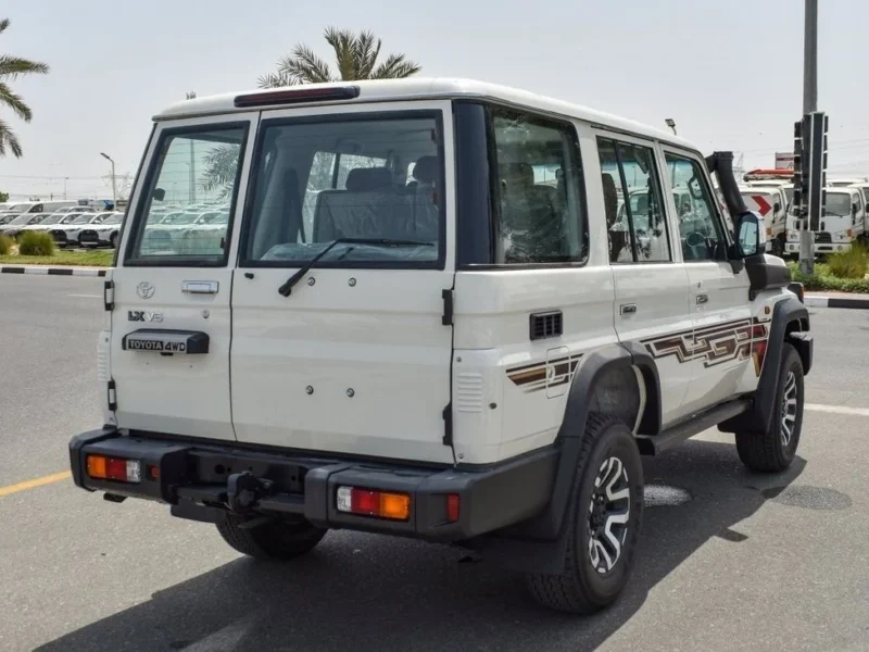 2024 Toyota Land Cruiser 70 Series 4.0-liter V6 Petrol Engine White Tan SUV GCC Specs