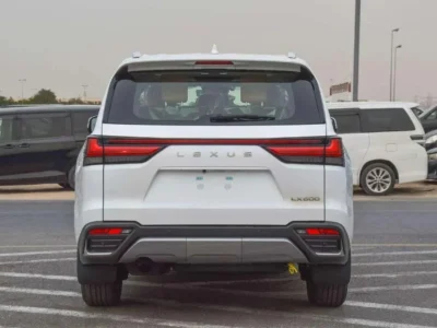 2025 Lexus LX 600 Signature 3.5 Liters V6 Twin-Turbo Petrol Engine White Tan SUV GCC