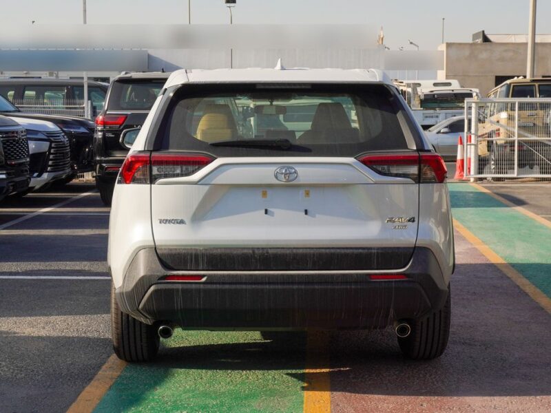 2025 Toyota RAV 4 2.5 Liters 4-Cylinder Petrol Engine White Beige SUV GCC Specs