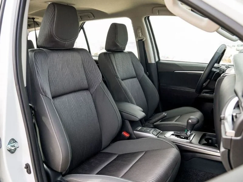 2024 Toyota Fortuner 2.4 Liter 4-cylinder Diesel Turbocharged Engine White Black SUV