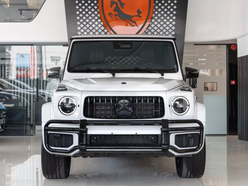 2025 Mercedes-Benz G 63 AMG 4MATIC 4L Biturbo V8 Double Night Package White Brown SUV