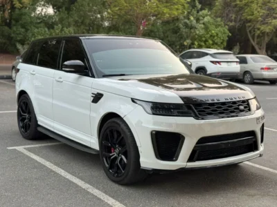 2019 Land Rover Range Rover Sport SVR 5L Supercharged V8 Petrol White Tan SUV
