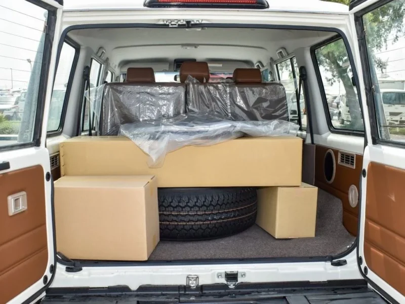 2024 Toyota Land Cruiser 70 Series 4.0-liter V6 Petrol Engine White Tan SUV GCC Specs